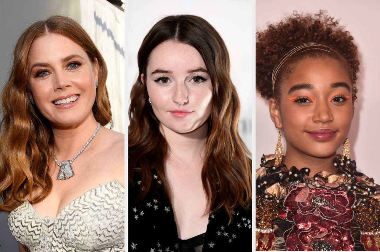 Amy Adams, Kaitlyn Dever, and Amandla Stenberg on the red carpet