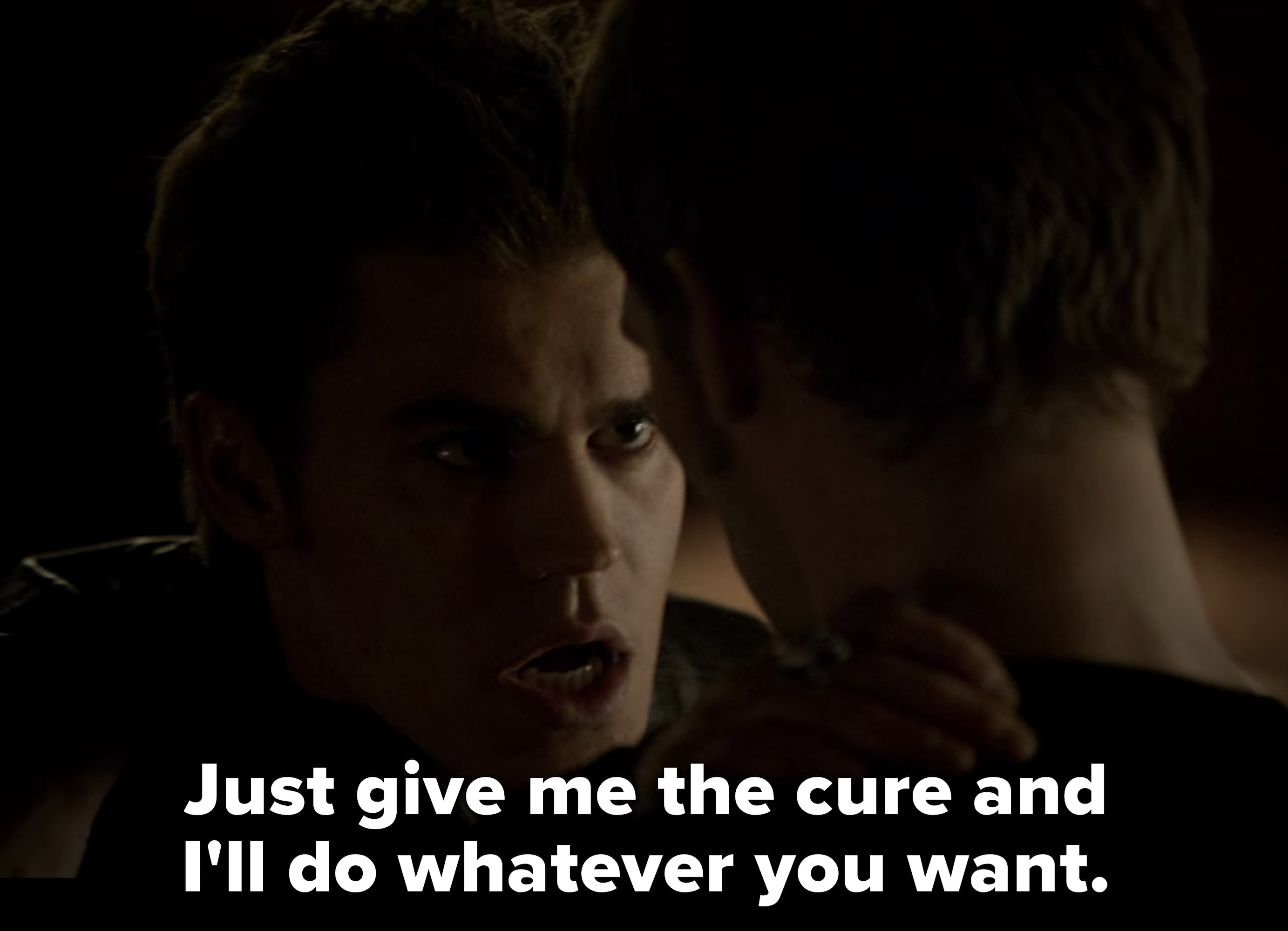 Stefan tells Klaus he&#x27;ll do whatever he wants if Klaus gives him the cure