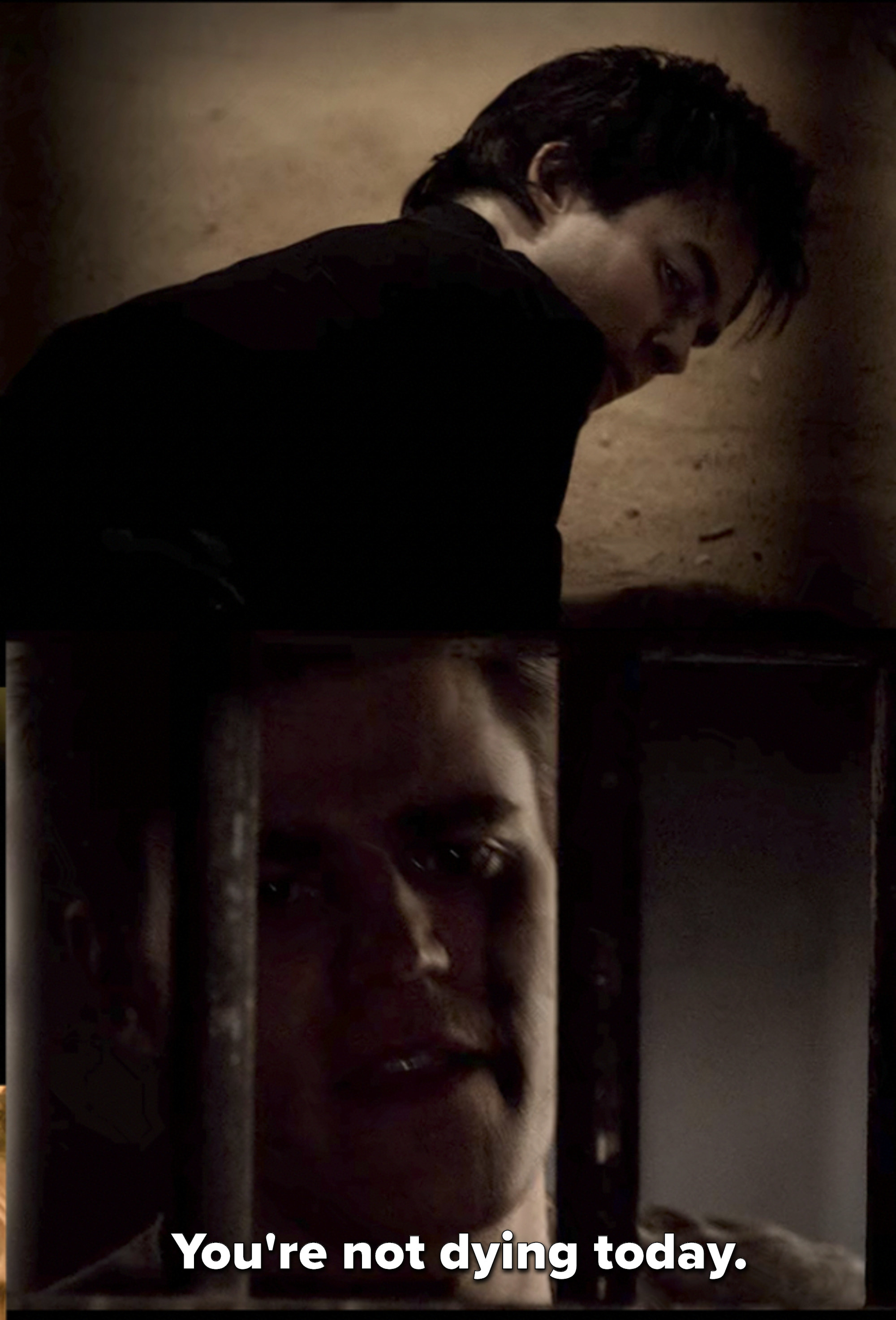 Stefan locks Damon in the cellar, telling him, &quot;You&#x27;re not dying today&quot;