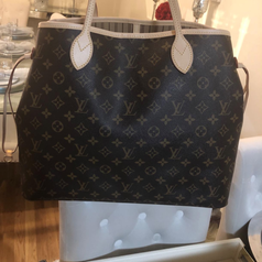 A bucket bag with the product