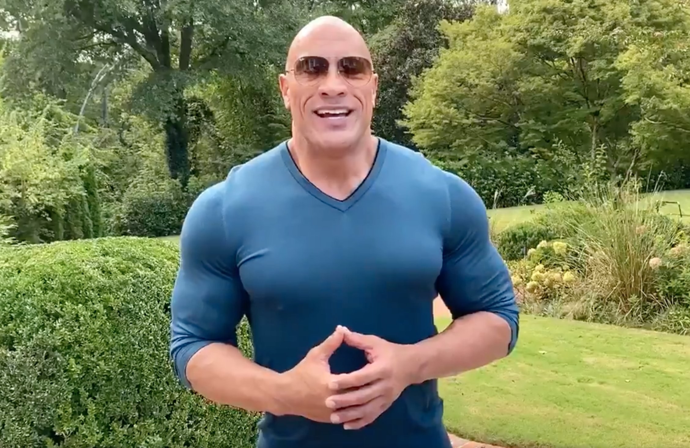 The Rock his tshirt