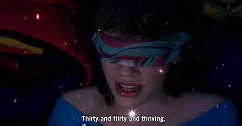 Thirty and flirty and thriving scene in 13 Going On 30