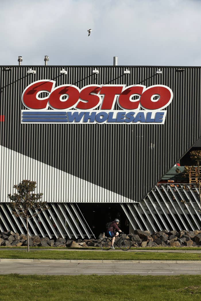 A Costco storefront.