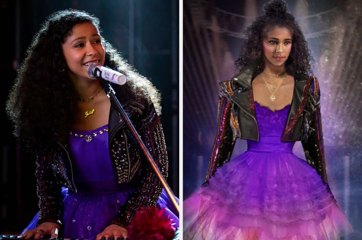 julie and the phantoms purple dress Julie And The Phantoms Behind-The-Scenes Secrets From Soyon An