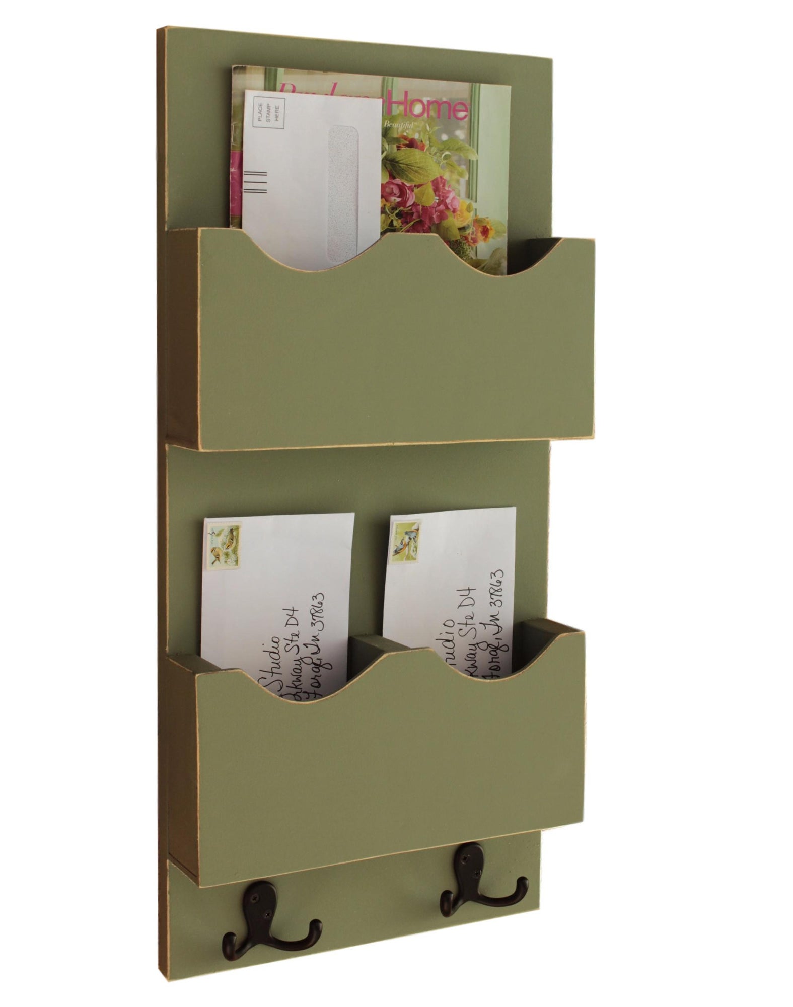 The sage Tall Mail Organizer with two mail slots