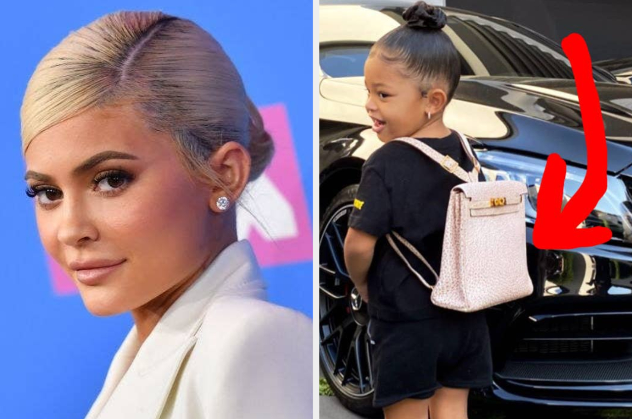 Kylie Jenner's Daughter Stormi Wore a $12,000 Hermès Backpack for