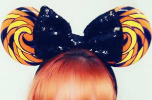Swirl Candy Minnie Mouse Ears