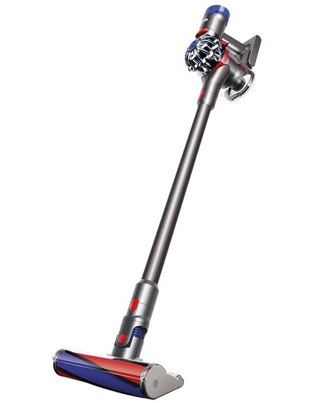 The cordless vacuum in silver