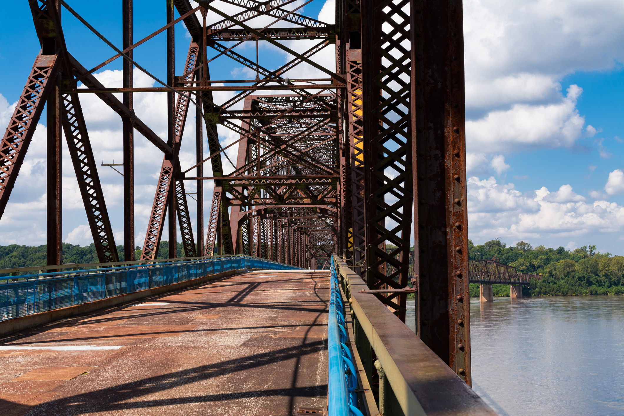 岩石链桥旧路线66年伊利诺斯州和密苏里州