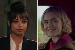 Jane from "Charlie's Angels" and Sabrina from "The Chilling Adventures of Sabrina."