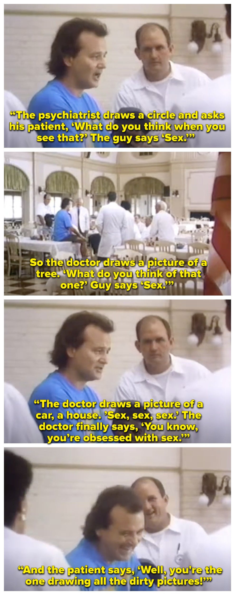 Hilarious Jokes Told In Movies