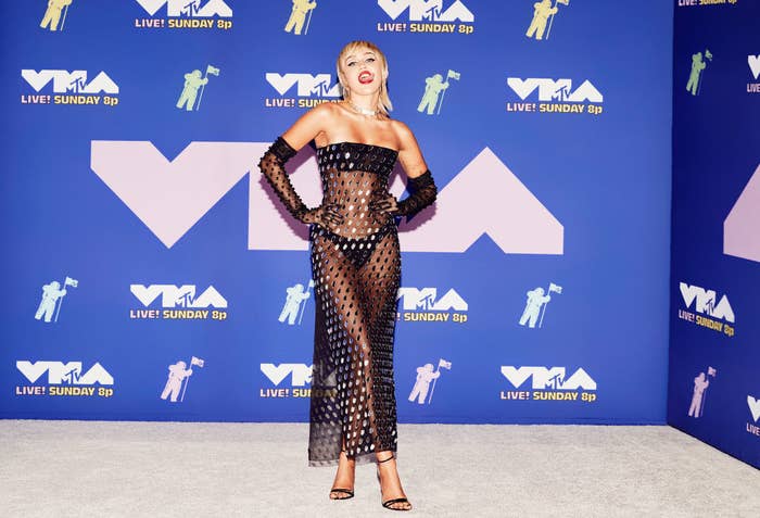麦莉·赛勒斯在2020年MTV音乐录影带大奖