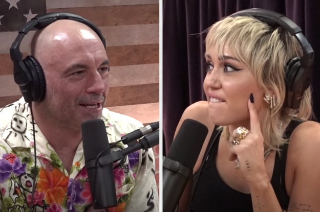 Miley clapping back at Joe Rogan