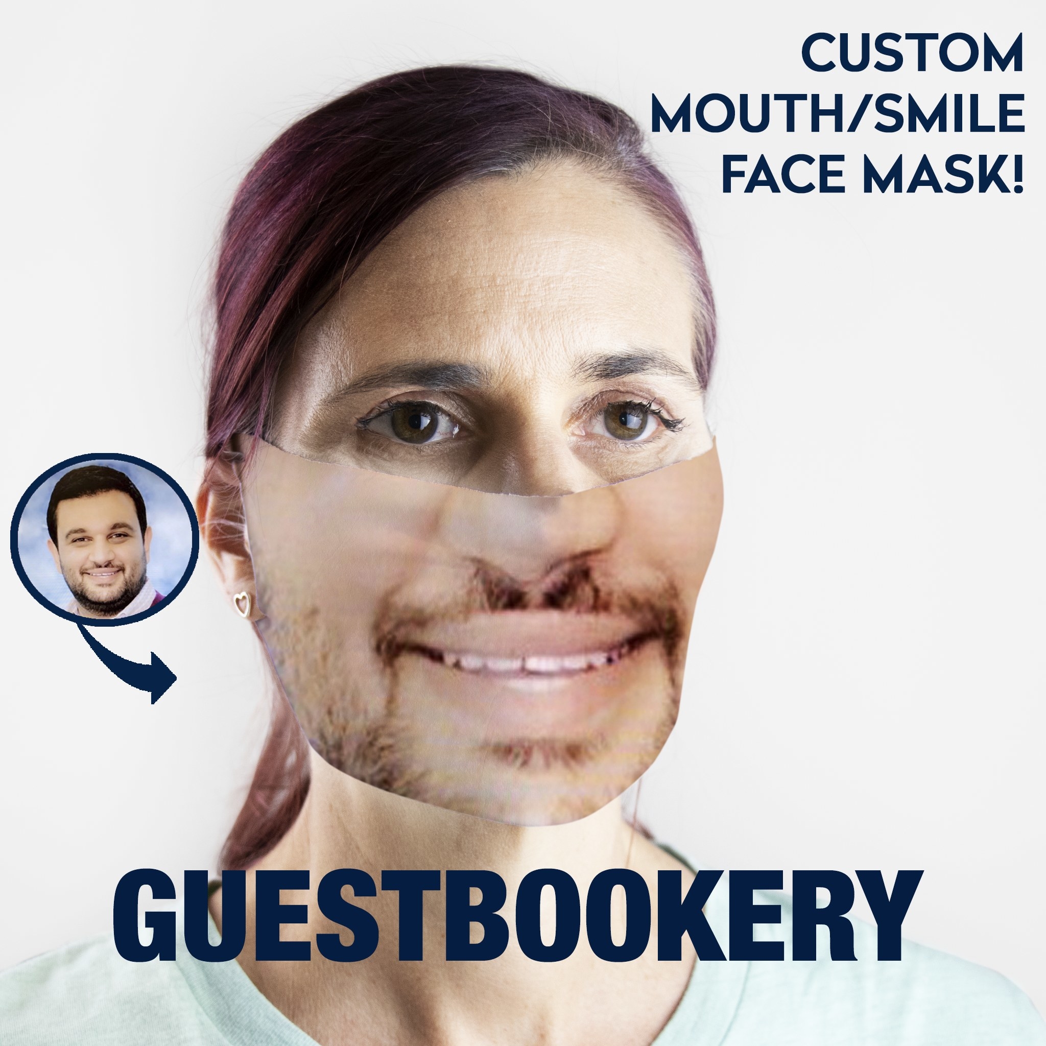 Custom Smile Face Mask