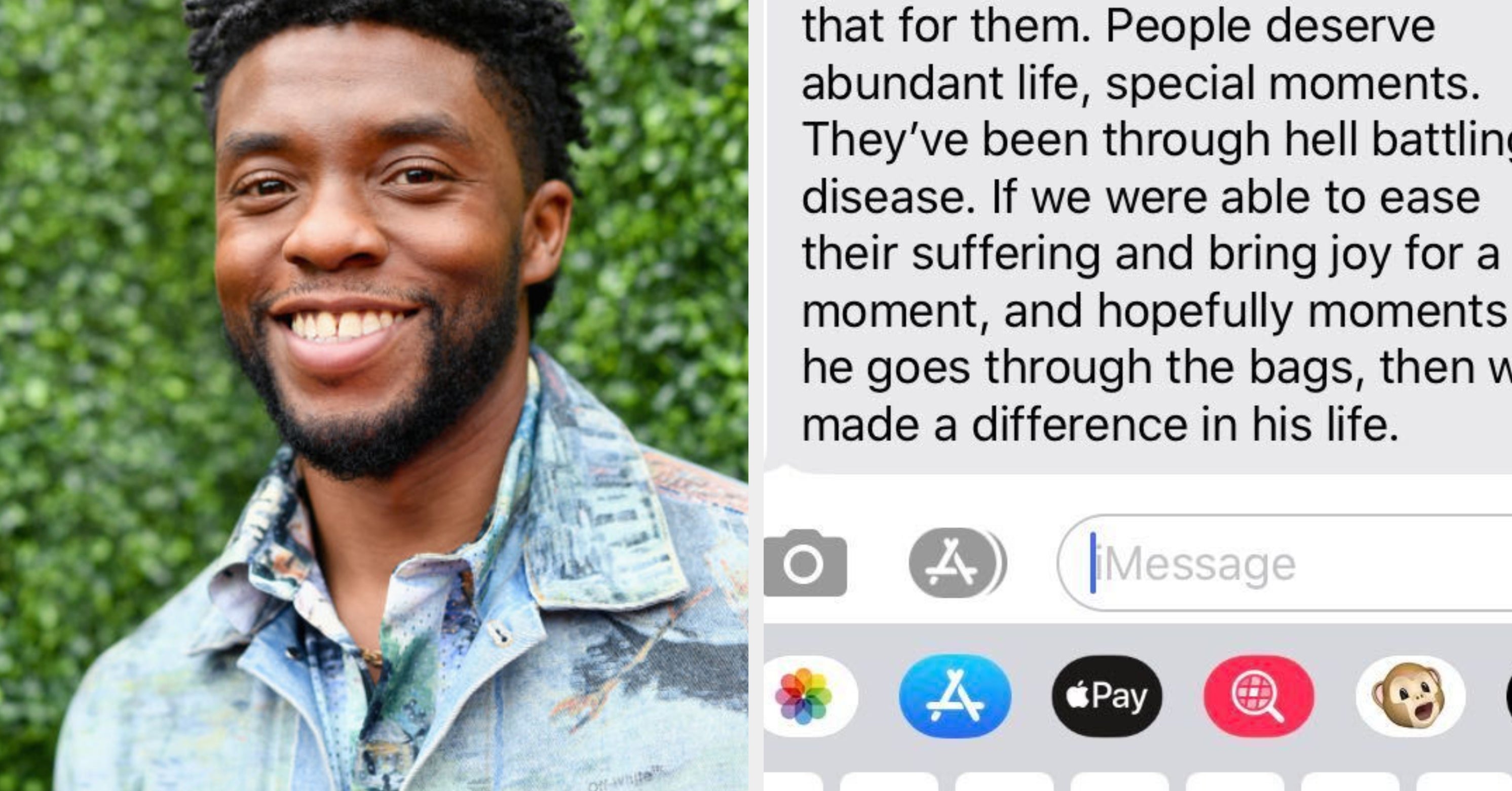 Chadwick Boseman Final Text To Black Panther Producer