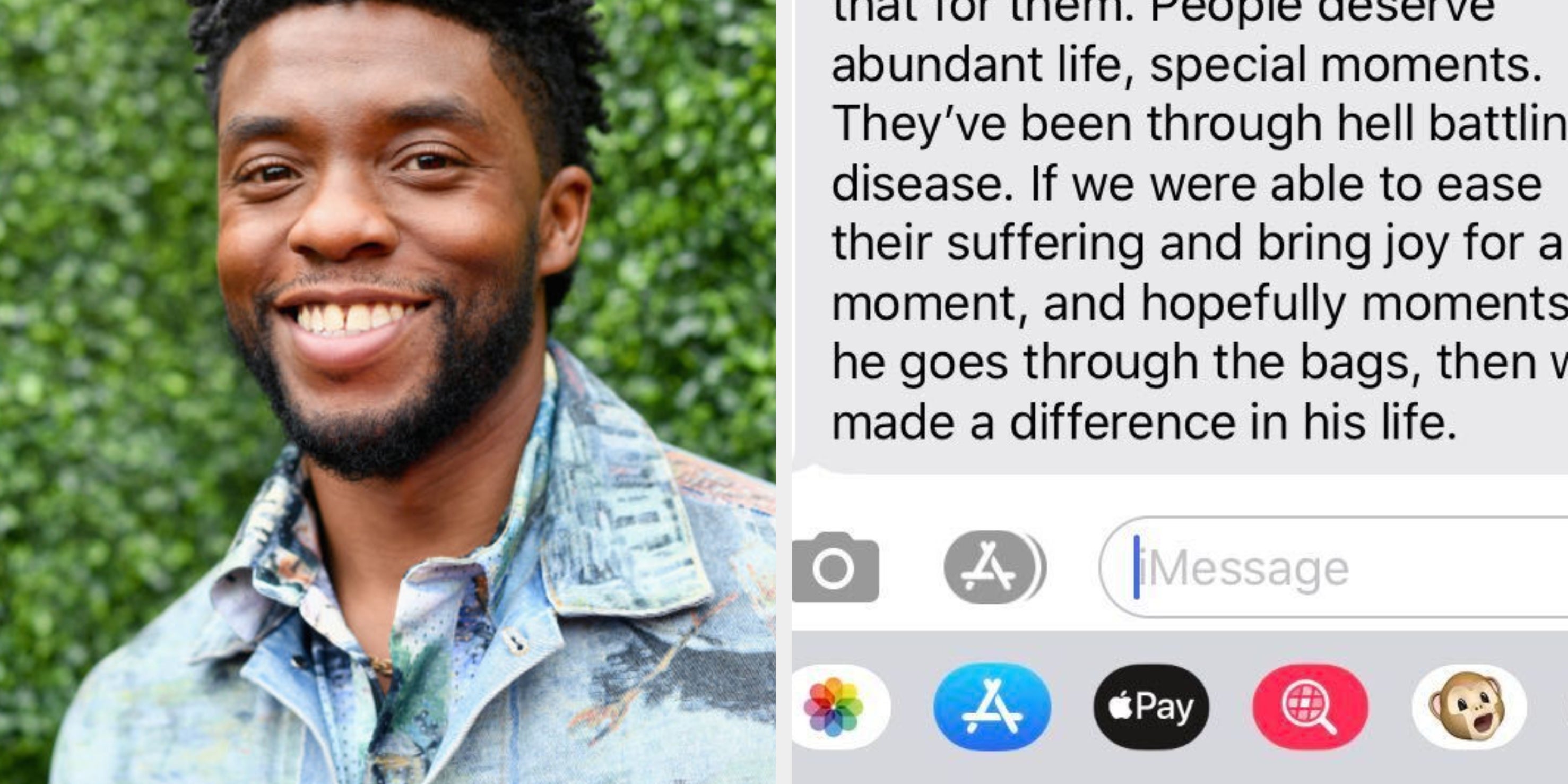 Chadwick Boseman Final Text To Black Panther Producer