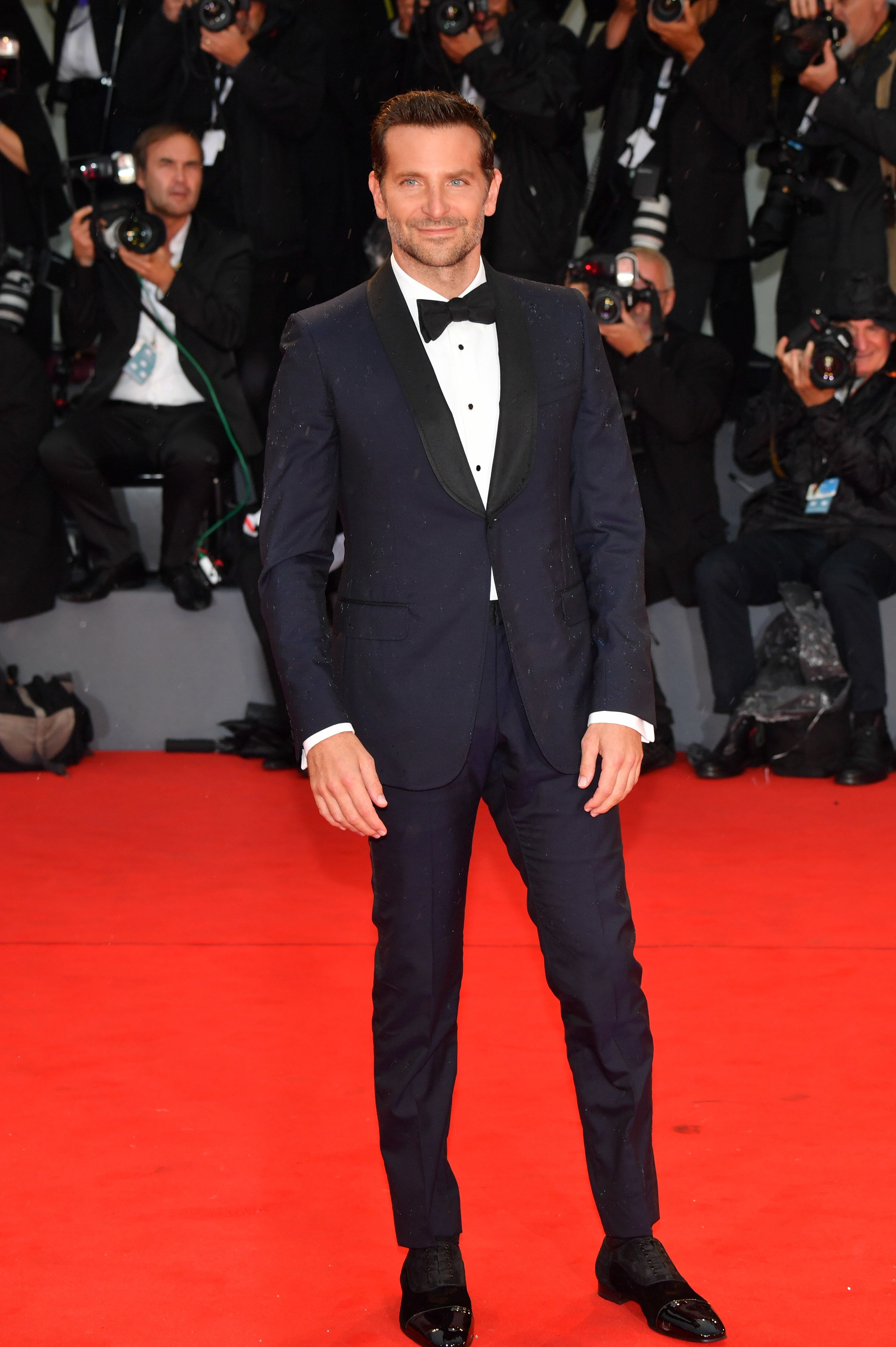 Bradley Cooper walks the red carpet ahead of the &#x27;A Star Is Born&#x27; screening during the 75th Venice Film Festival.