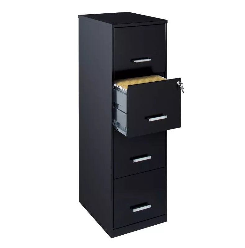The 18-inch filing cabinet in black