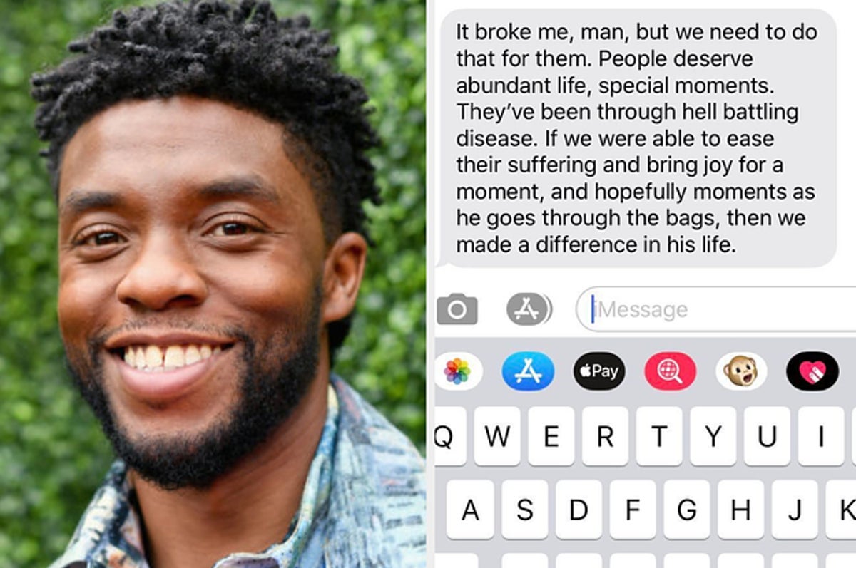 Chadwick Boseman Final Text To Black Panther Producer