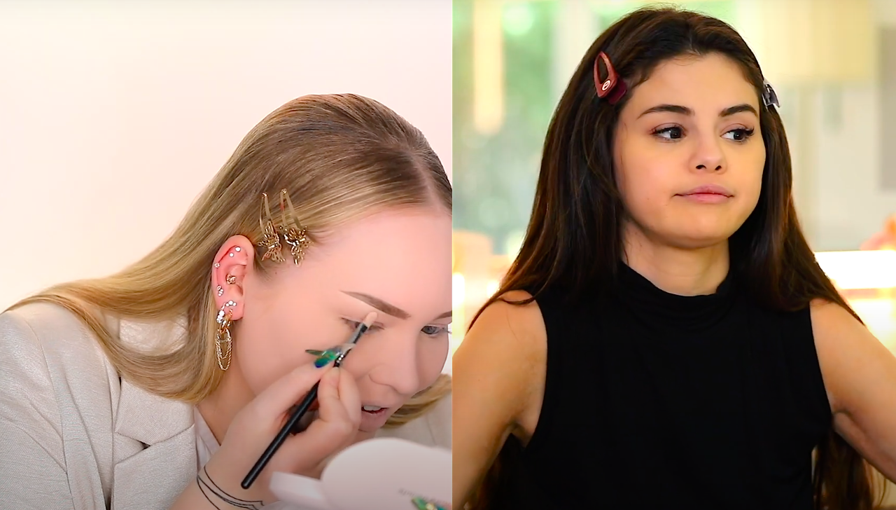 Selena Gomez and NikkieTutorials