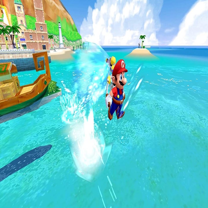 a screenshot from mario sunshine