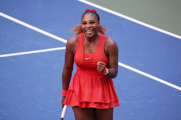 Serena Williams Daughter Olympia At The Us Open