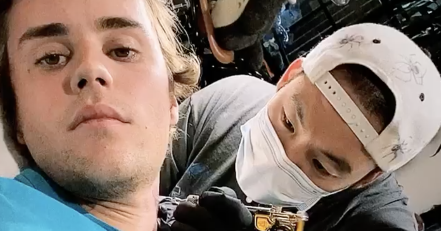 Justin Bieber S New Neck Tattoo Is Massive