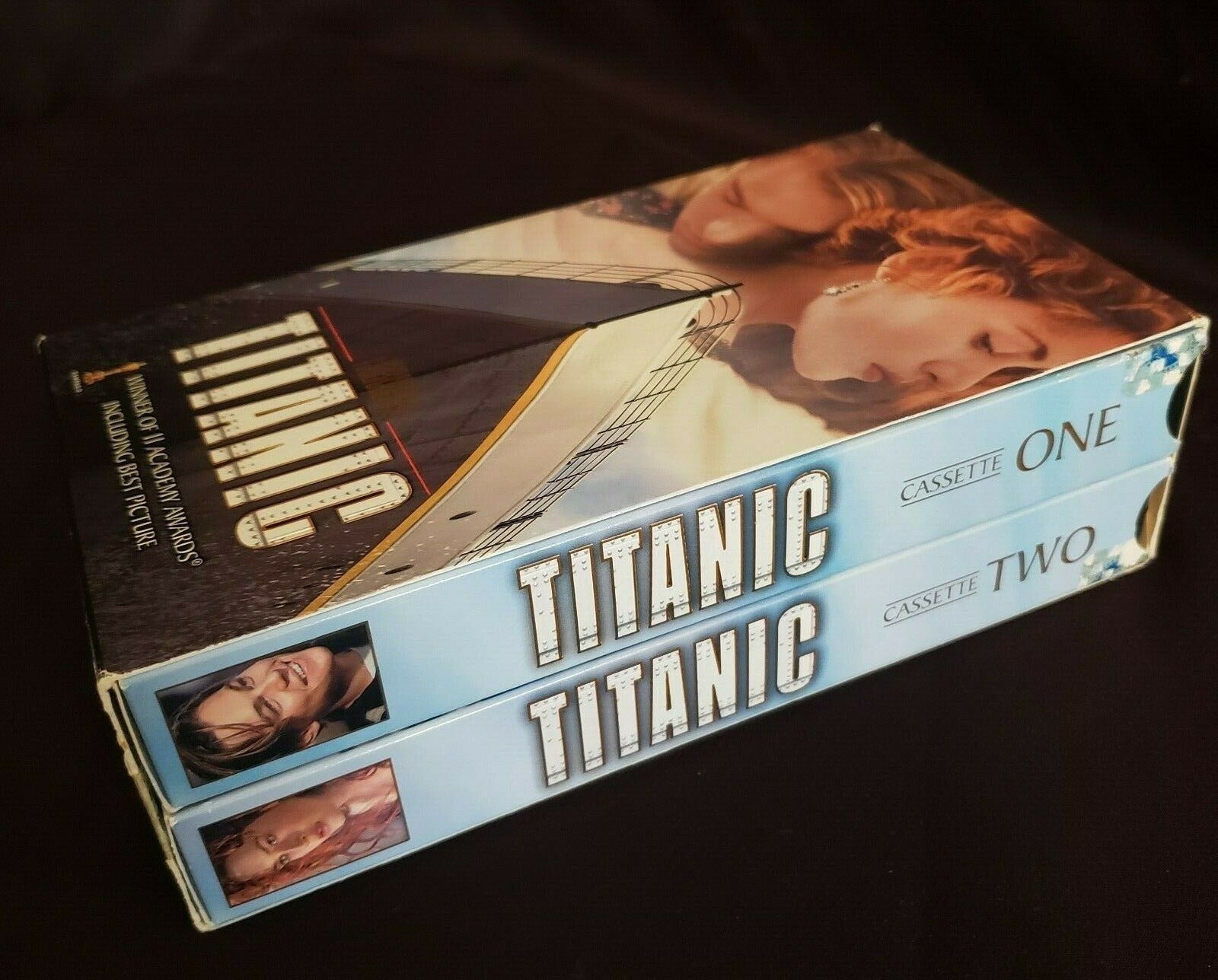 The &quot;Titanic&quot; VHS set (which features two cassettes)