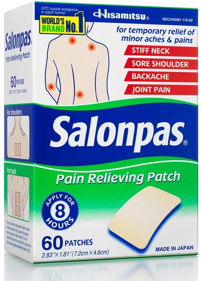 Salonpas patch packaging 