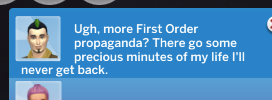 rude Sim complaining about propaganda