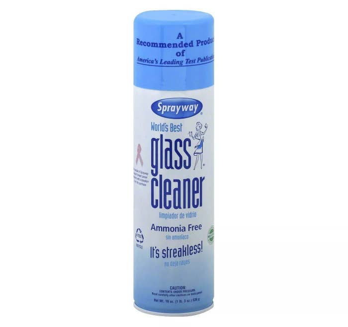 The &quot;World&#x27;s Best Glass Cleaner&quot; which is ammonia-free, streakless, and recommended by America&#x27;s Leading Test Publication