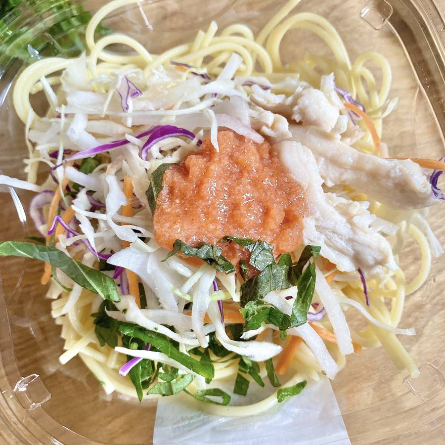 そうそう この味だよ ミニストップの 345円ランチ 明太子と大葉たっぷりで美味しい