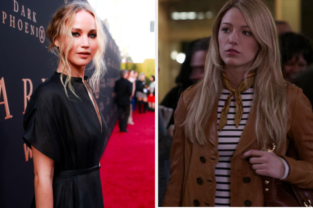 Jennifer Lawrence and Serena van der Woodsen from &quot;Gossip Girl&quot;