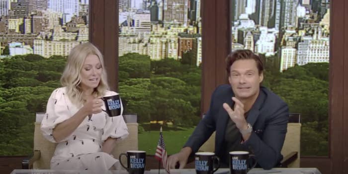 Kelly Ripa and Ryan Seacrest