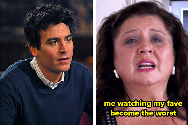 Side by side of Ted Mosby from