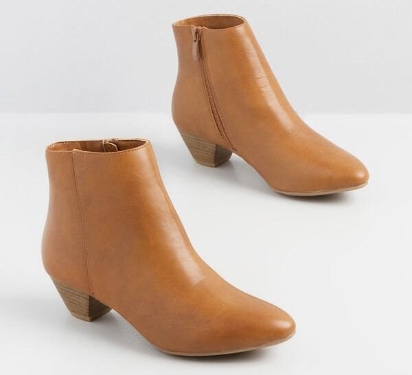 The tan ankle boots