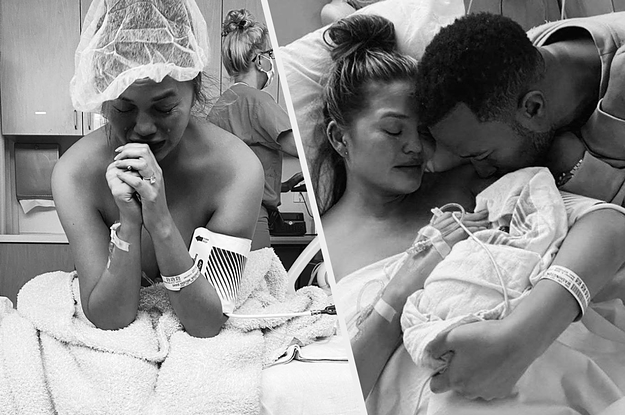 Chrissy Teigen Gives Birth to Baby #4