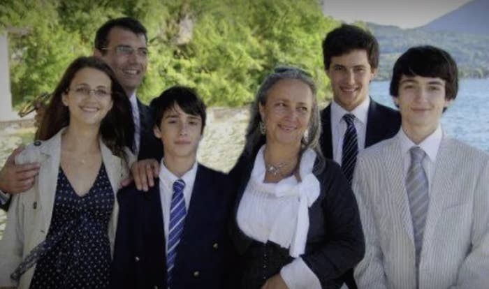 Xavier Dupont de Ligonnès and his family