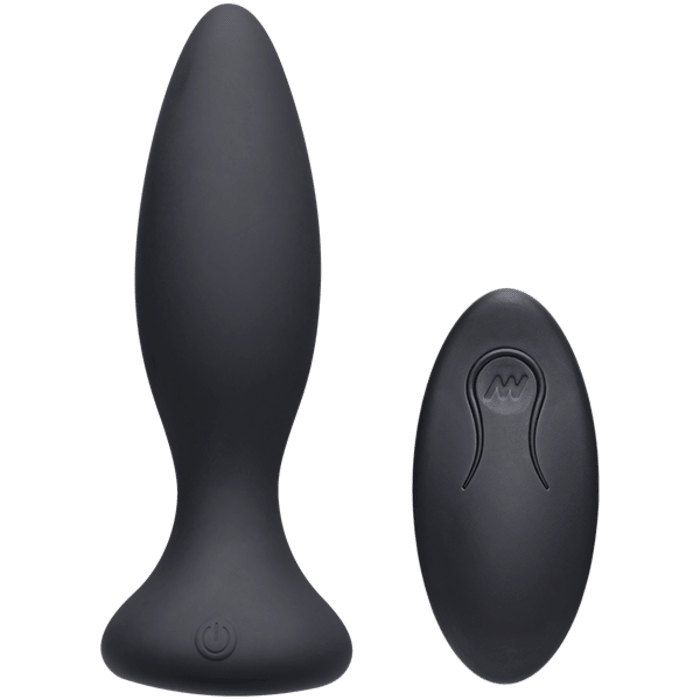 The black butt plug with remote