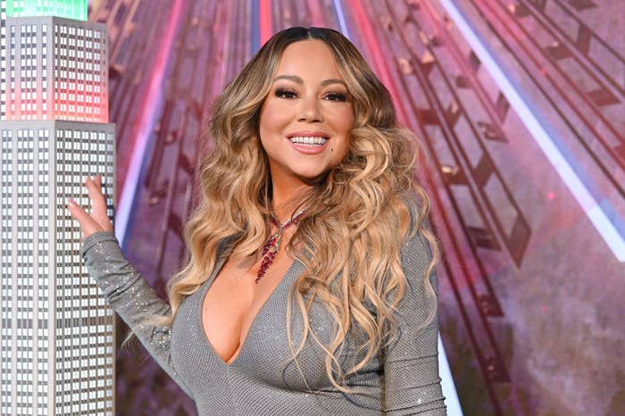 Mariah Carey lights the Empire State Building in celebration of the 25th anniversary of &quot;All I Want For Christmas Is You&quot;