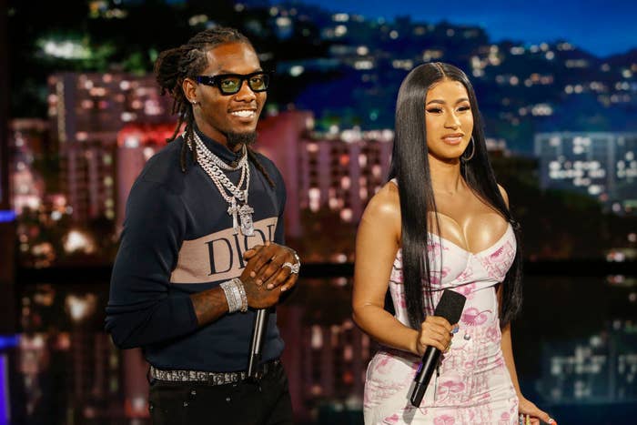 Cardi and Offset on Kimmel