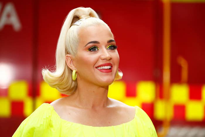Katy Perry at an event in March 2020