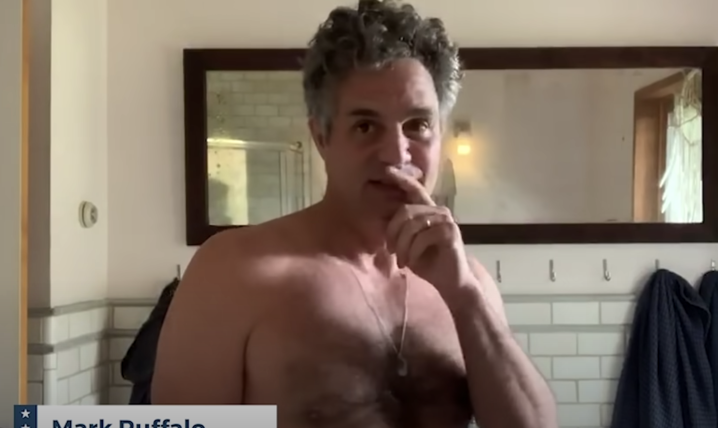 Mark Ruffalo telling us to vote