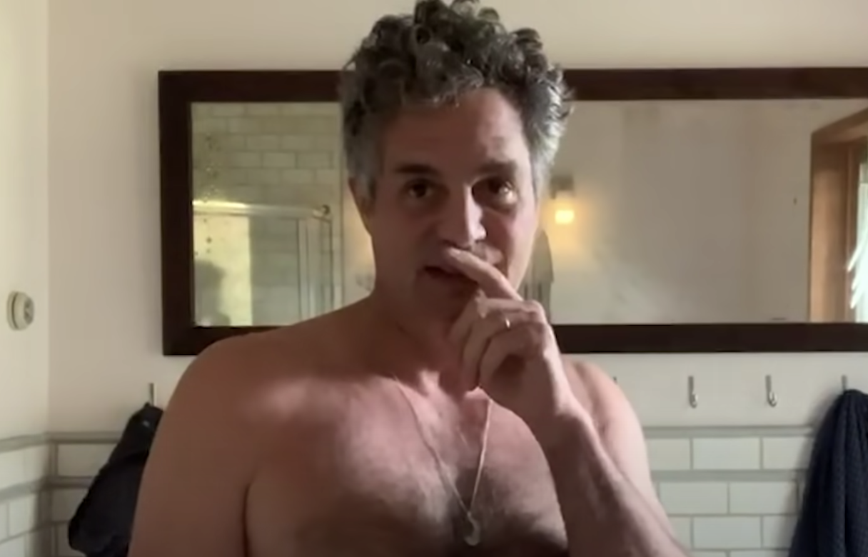 Mark Ruffalo telling us to vote