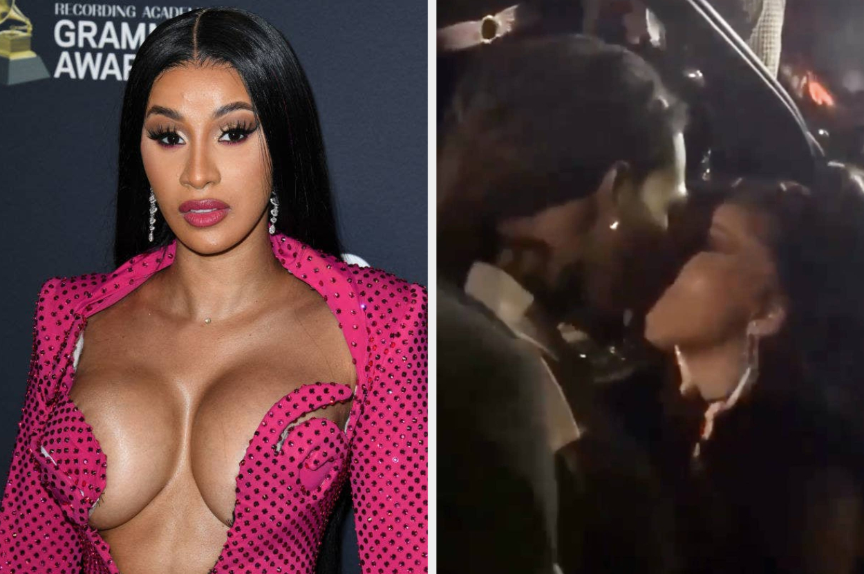 Cardi B And Offset Were Spotted Kissing