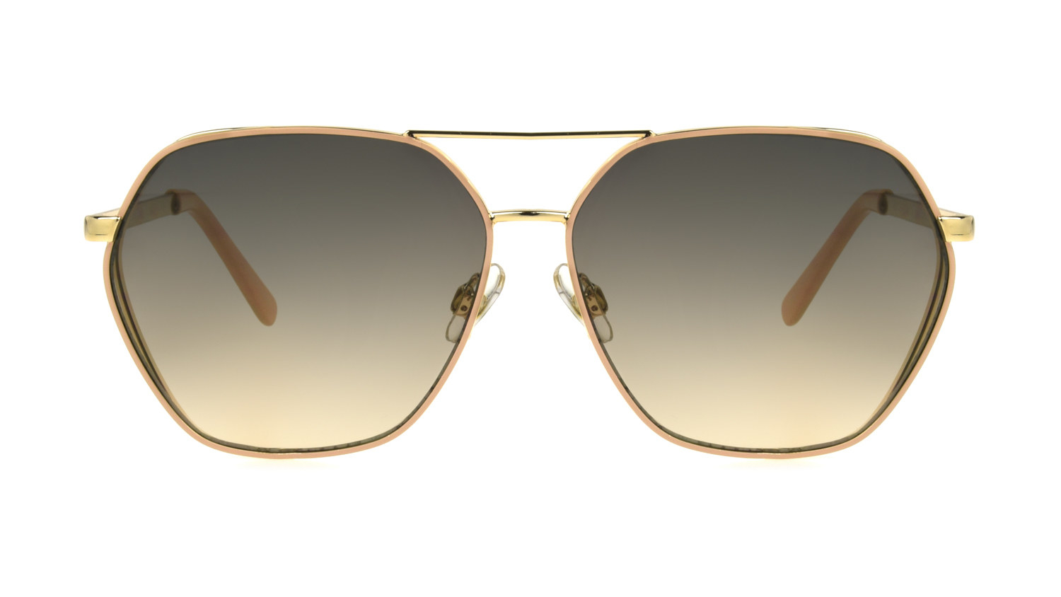 rose gold aviator sunglasses 