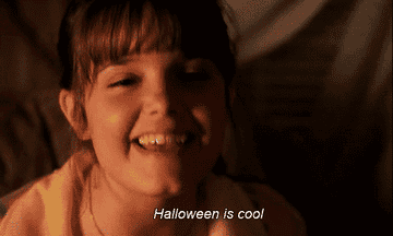 Marnie from Halloweentown saying, &quot;halloween is cool&quot;