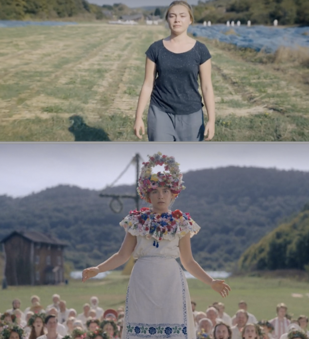 Dani&#x27;s clothes getting more colorful in &quot;Midsommar&quot;