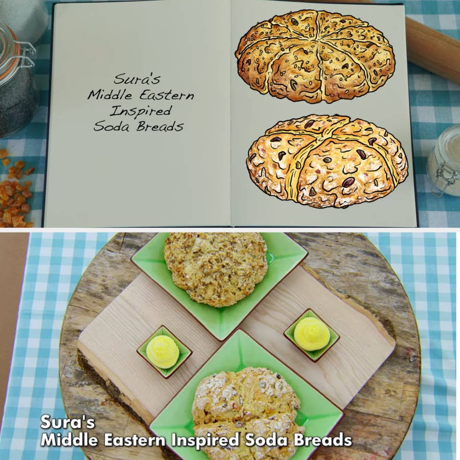 Great British Bake Off Bakes Vs Drawings 10 12 20