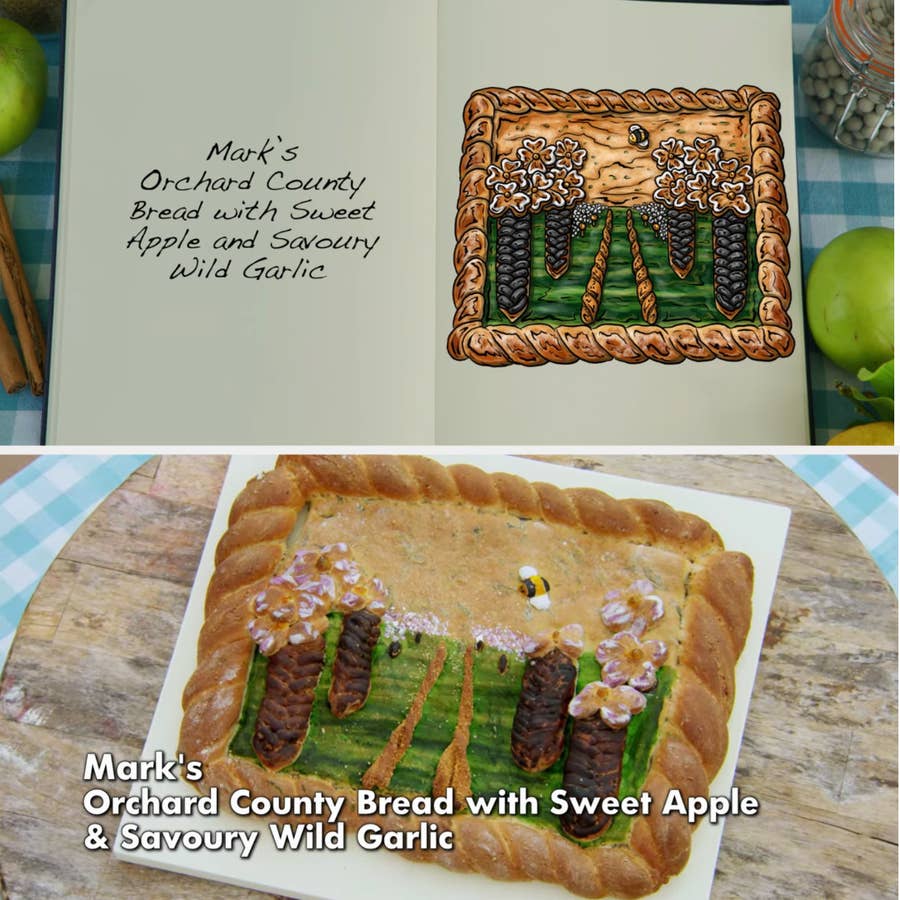 Great British Bake Off Bakes Vs Drawings 10 12 20